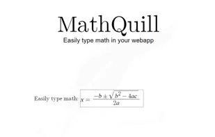 MathQuill screenshot 1