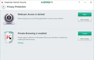 Kaspersky Internet Security screenshot 1
