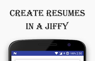 Free Resume Builder Android App screenshot 1