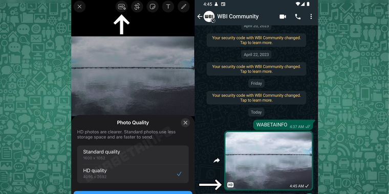 WhatsApp Introduces New HD Photo Sharing Feature, Promises Enhanced Image Quality image