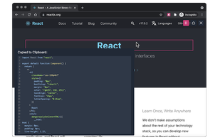 HTML to React screenshot 1