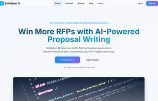 BidHelper AI screenshot 1