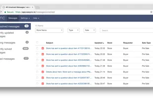 Messages. You can directly message your buyers on eBay through our site.