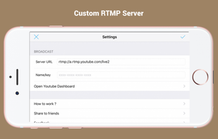 NabiLive - RTMP streaming screenshot 1