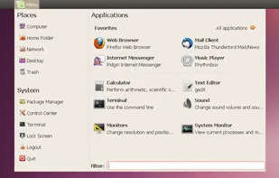 mintMenu screenshot 1