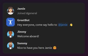 GreetBot screenshot 1