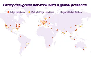 Enterprise-grade newtork with a global presence