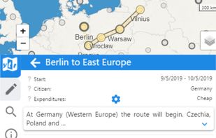 YourTravelRoute screenshot 1