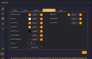 Inventaro screenshot 2