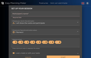 Easy Planning Poker screenshot 2