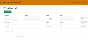 LDA Credential List