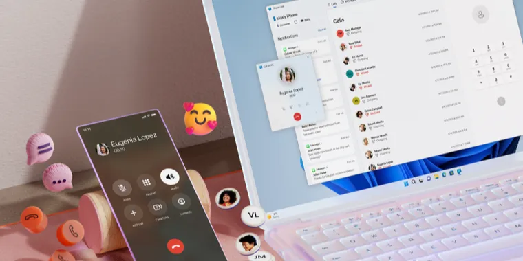 Microsoft launches Phone Link for iOS, connecting Windows 11 PCs and iPhones image