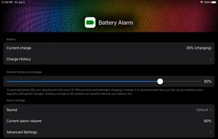 Battery Charge Alarm screenshot 1