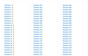 list of practices