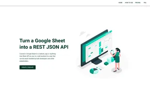 Sheet API screenshot 1