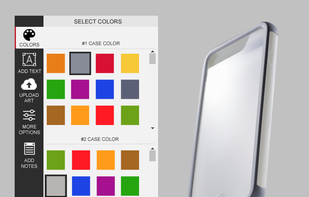 Smartphone case 3d configurator