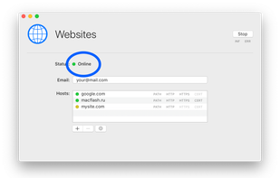 Websites screenshot 1
