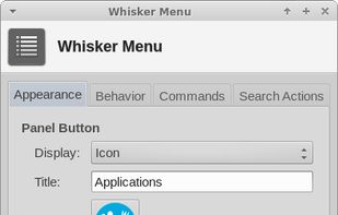 Whisker menu screenshot 2