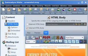 Gammadyne Mailer screenshot 1