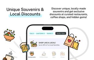 Save like a local. Get discounts at curated restaurants, cafés, shops, and hidden gems.
