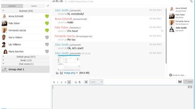 secure encrypted group chats