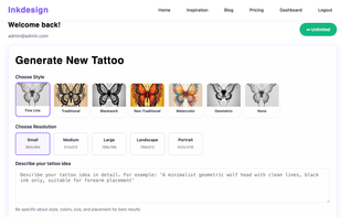 Inkdesign screenshot 2