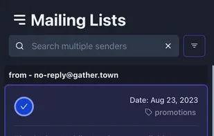Lessmail screenshot 2