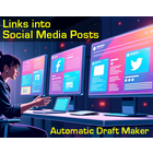 Links Into Social Media Posts icon