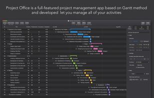 Project Office: Gantt chart screenshot 1