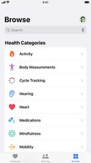 Apple Health screenshot 2