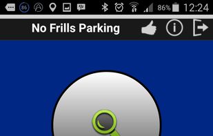 Just parked my car, press the red button to save my location.