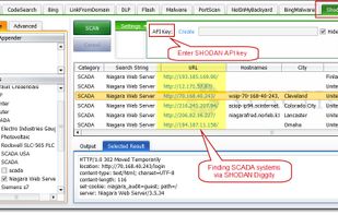 SearchDiggity screenshot 2