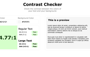 Color Contrast Checker