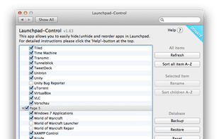 Launchpad-Control screenshot 1