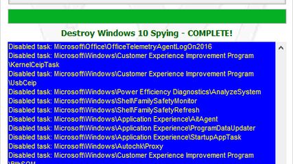 Destroy Windows Spying screenshot 3