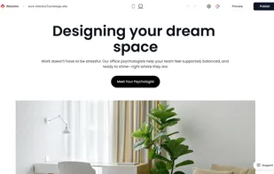 AI powered Websites - Editor