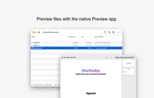 MacPacker screenshot 2