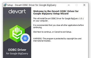 ODBC Driver for Google BigQuery screenshot 1