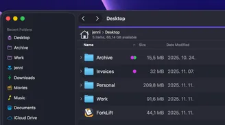 ForkLift 4.4.4 brings preview fixes, new sidebar actions, and visual enhancements on macOS image