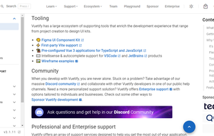 Vuetify screenshot 2
