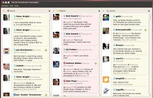 Gwibber screenshot 1