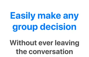 Polls for iMessage screenshot 1