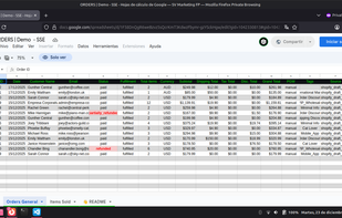 The attached screenshot displays a sample of the raw data columns. The application is designed to extract these specific fields exclusively.
