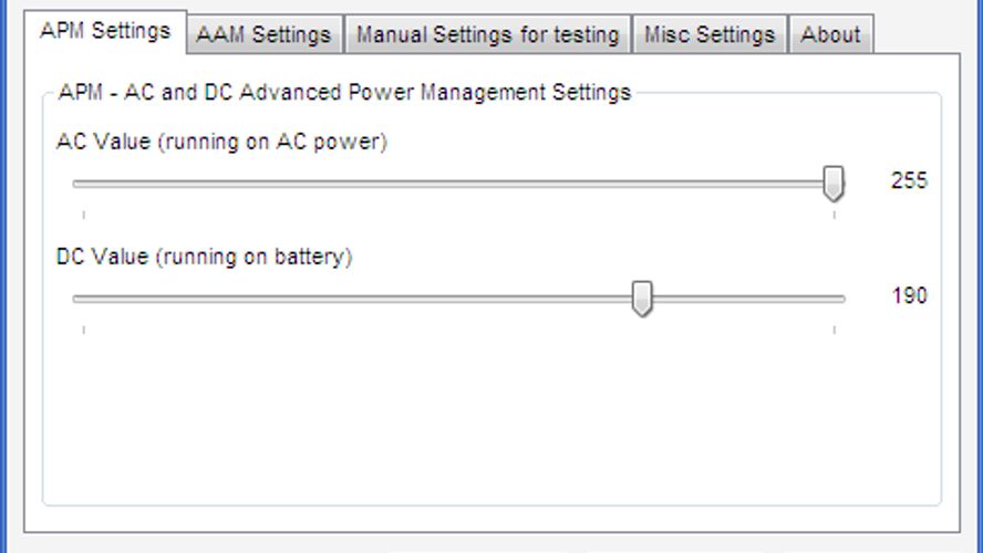 quietHDD A tiny system tool to set hard disk s power saving and