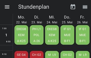 Stundenplan screenshot 1