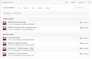 GitList screenshot 2