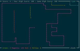 SSHTron screenshot 1