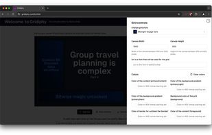 Bento Grid controls