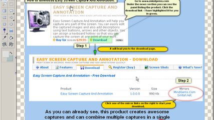 Easy Screen Capture and Annotation screenshot 1
