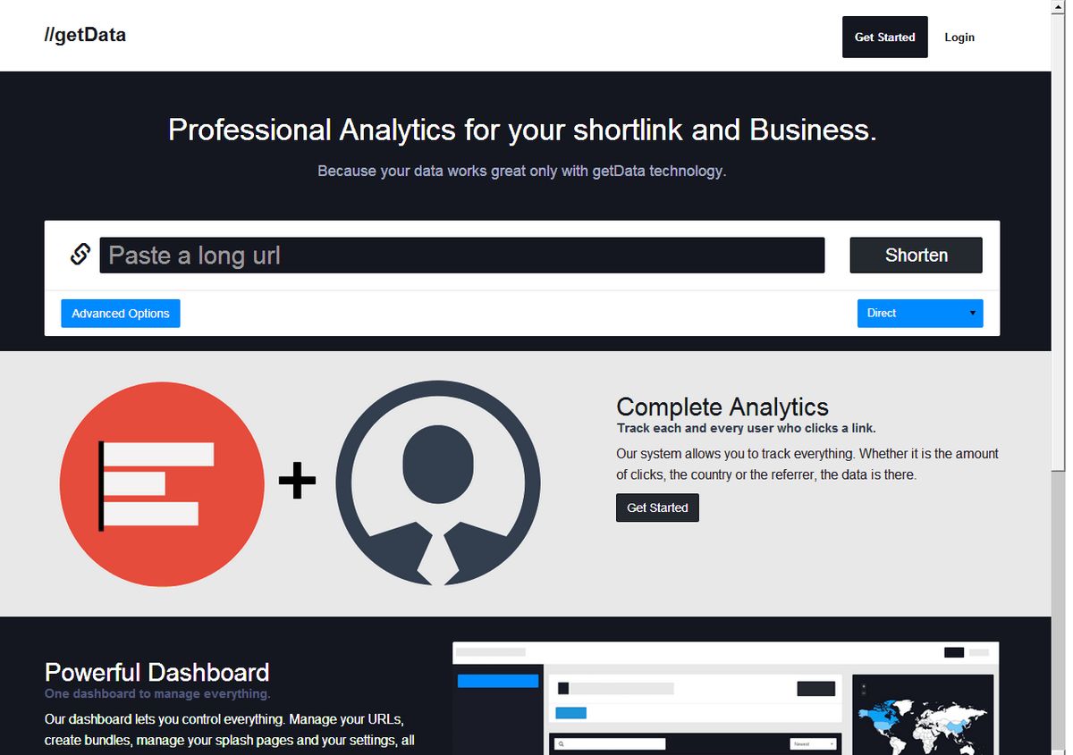 getData Alternatives 25+ URL Shorteners and similar websites